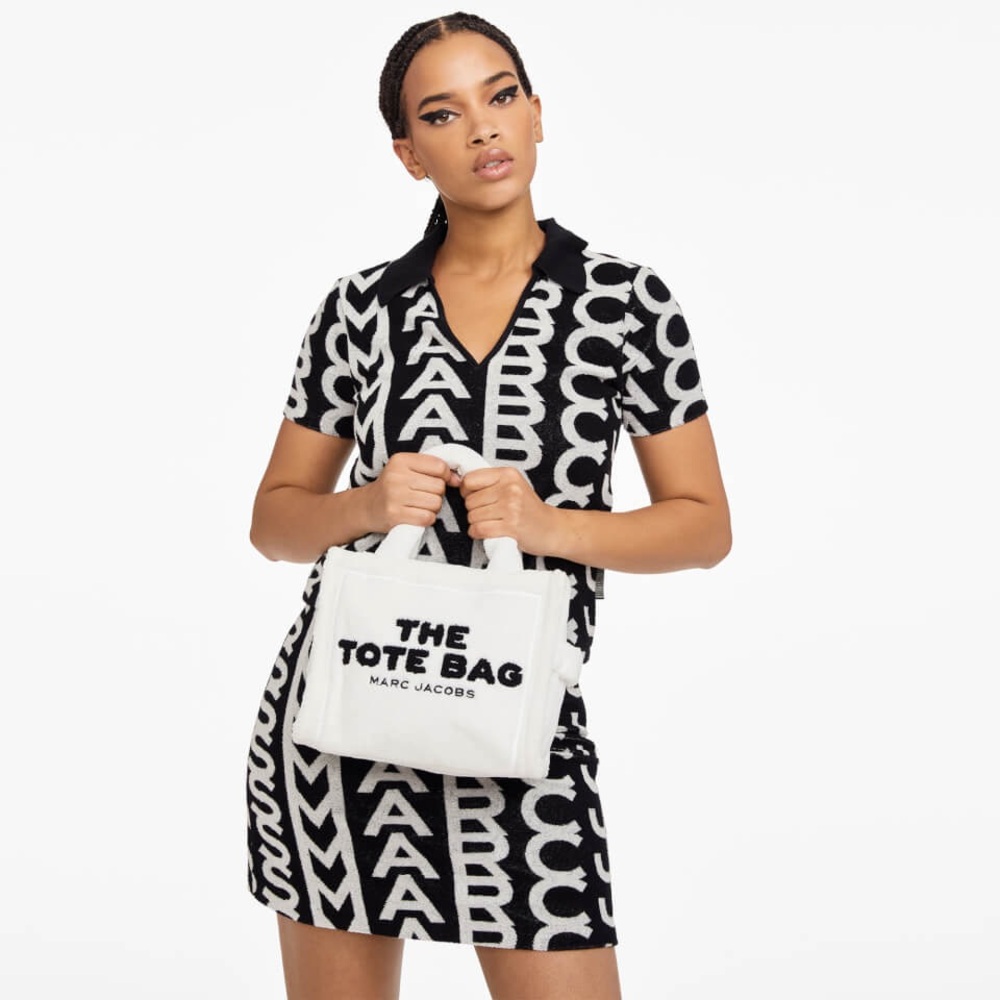Marc Jacobs The Mini Terry Tote Bag White